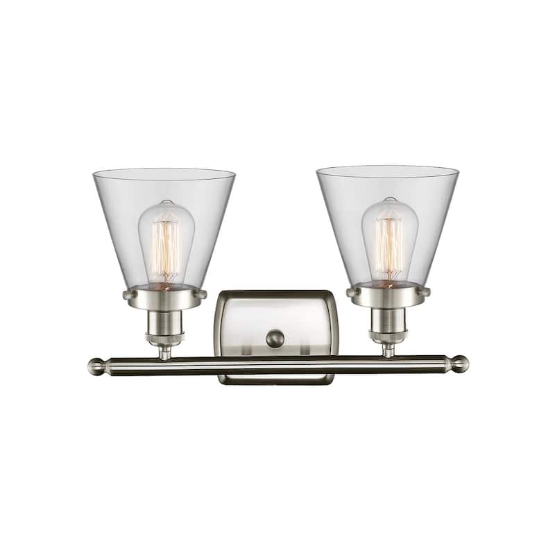 Innovations Lighting Small Cone 2 Light 16" Wide Vanity Light