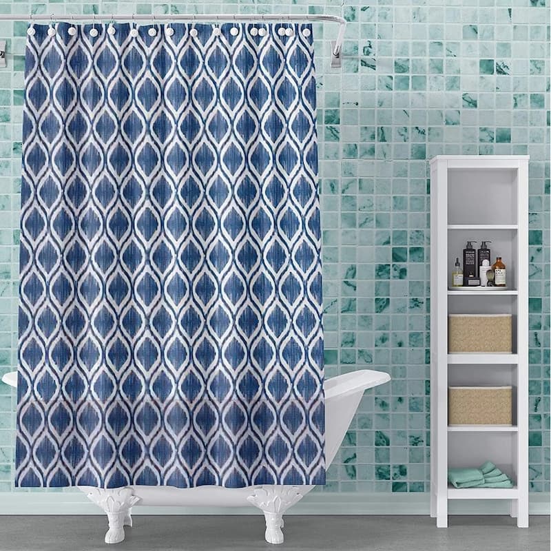 Fun Modern Shower Curtain PEVA Vinyl Printed 72x72 in Colorful Styles