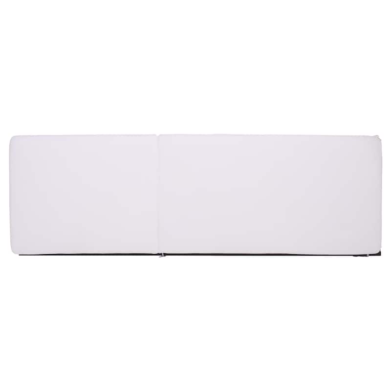 SAFAVIEH Outdoor Living Arman Lounger with Cushion - 79"W x 26"D x 15"H