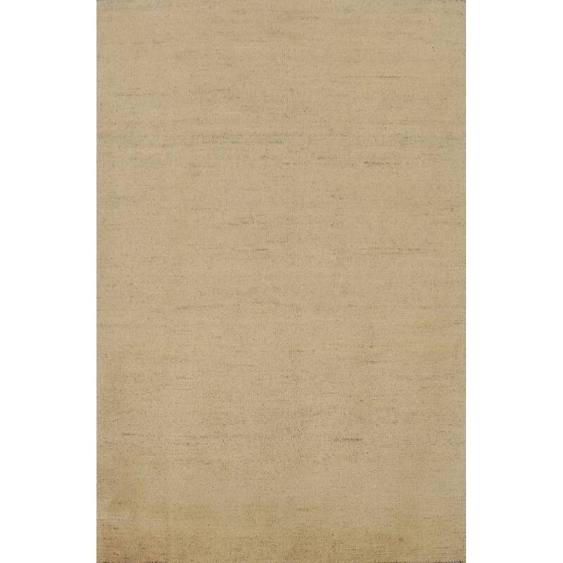 Contemporary Gabbeh Oriental Accent Rug Handmade Wool Carpet - 2'8"x 4'3"