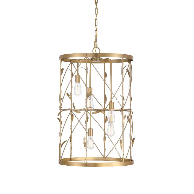 Savoy House 3-6599-5 Lexington 5 Light 26" Wide Pendant - Burnished Brass