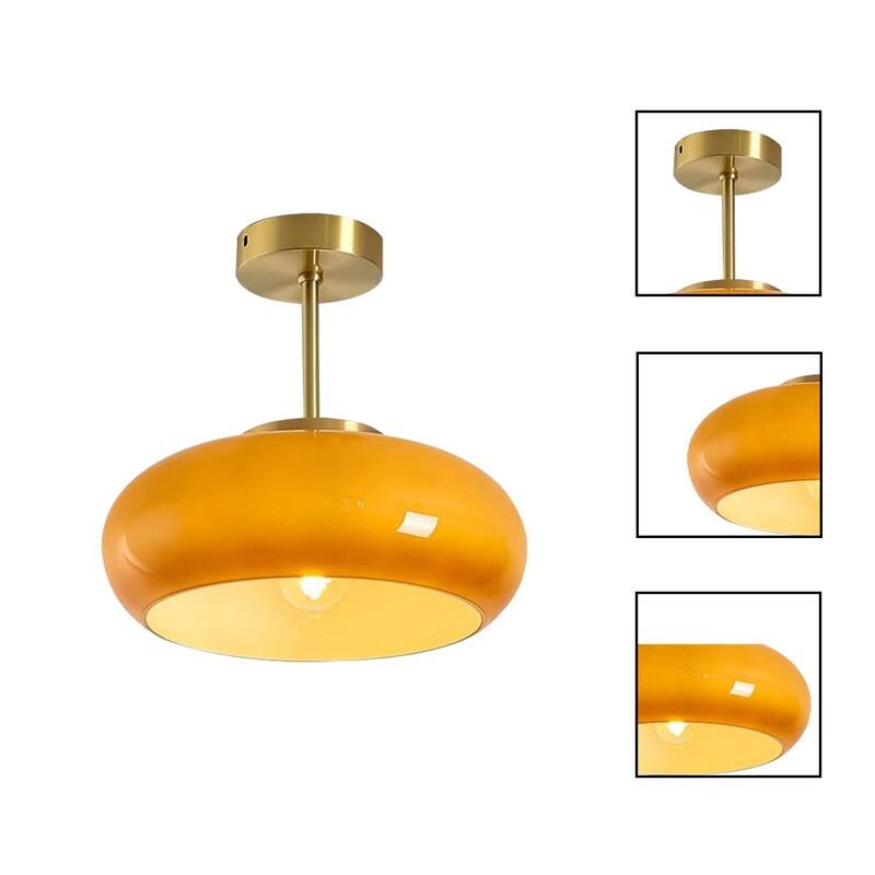 Modern fixtures lights orange hallway light metal ceiling light - N/A