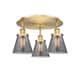 Option Brushed Brass / Light Smoke