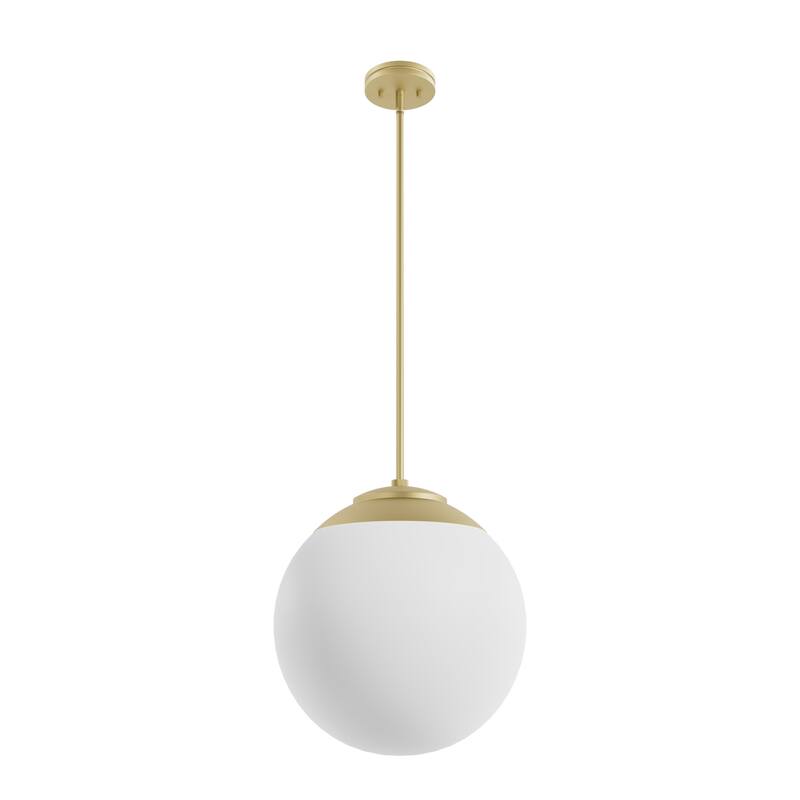 Hunter Hepburn 1 Light Pendant - Kitchen Island, Bedroom, Foyer - Globe, Mid-Century Modern, Art-Deco