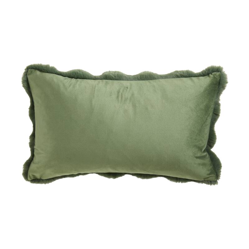 Plush Faux Fur Throw Pillow - Ultra-Soft Textured Accent for Sofa, Bed & Cozy Layered Styling