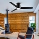 preview thumbnail 14 of 48, 52 Inch Lowe Profile Ceiling Fan with Light,3 CCT LED,Remote Control-Farmhouse, Modern, Contemporary - 52 inches