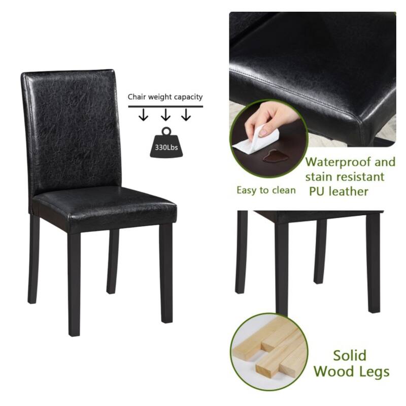 KISRAIS 5 Piece Counter Height Dining Set