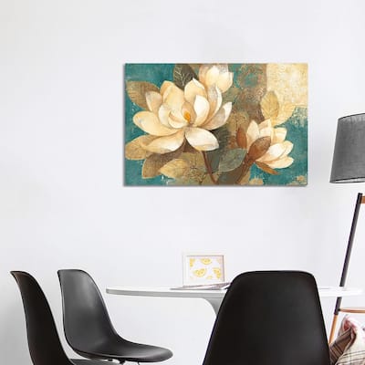 iCanvas "Turquoise Magnolias" by Albena Hristova Canvas Print