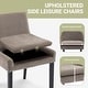preview thumbnail 52 of 55, RENEWLINE Mid-Century Modern Corduroy Upholstered Dining Chairs with Solid Wood Legs