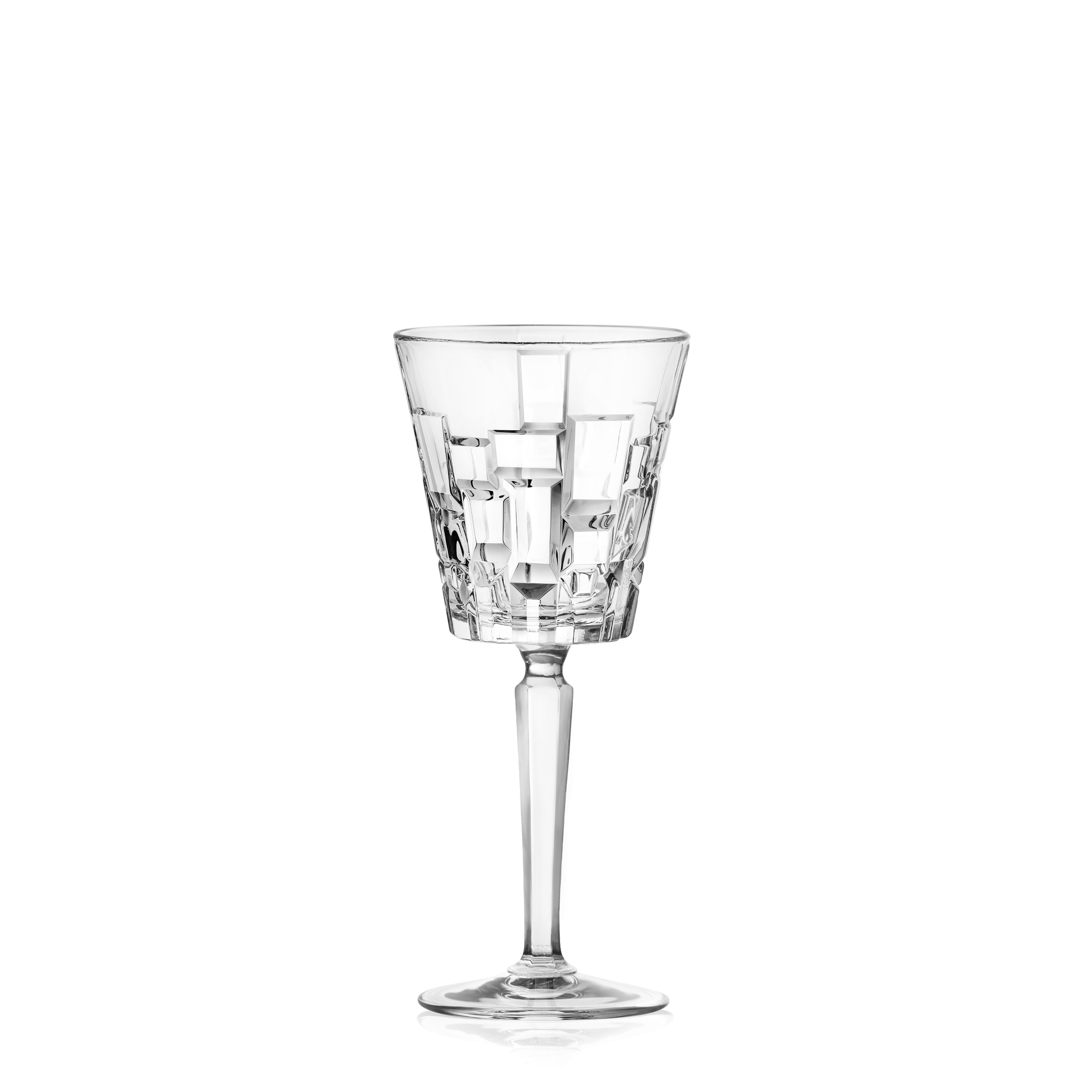 Majestic Gifts Inc. Set/6 Classic Clear Red Wine Glass- 18.5 oz.- Made in Europe