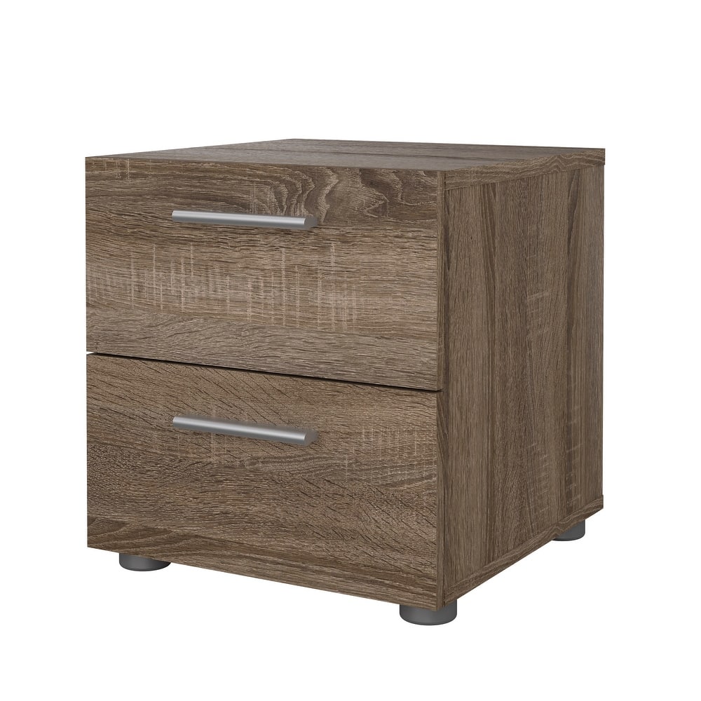 Porch & Den Angus Foiled 2-Drawer Nightstand