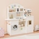 preview thumbnail 1 of 5, Wooden Play Kitchen with Coffee Maker Kitchens