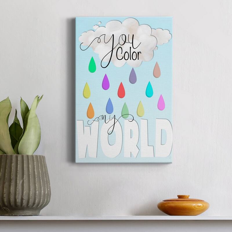 Color My World Premium Gallery Wrapped Canvas - Ready to Hang
