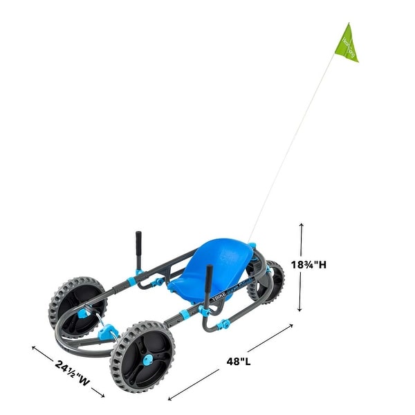 HearthSong YBike Explorer 2.0 Pedal Go Kart with No-Puncture