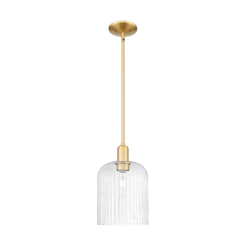 Innovations Lighting Endless Possibilities Arcadia - Bridal Veil - 1 Light 8" Stem Hung Mini Pendant