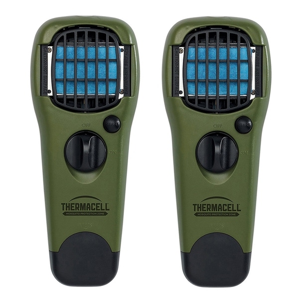 ThermaCELL Mosquito Repellent Outdoor and Camping Repeller Device, 2-Pack, Olive