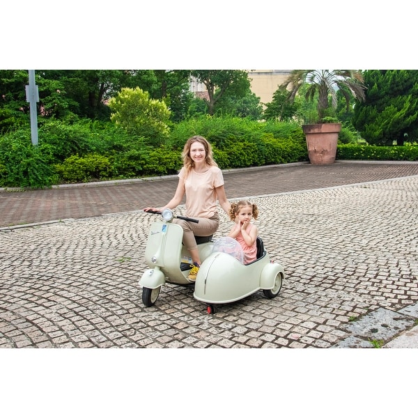 Companion Adventures: Licensed Vespa Scooter with Storage and Two