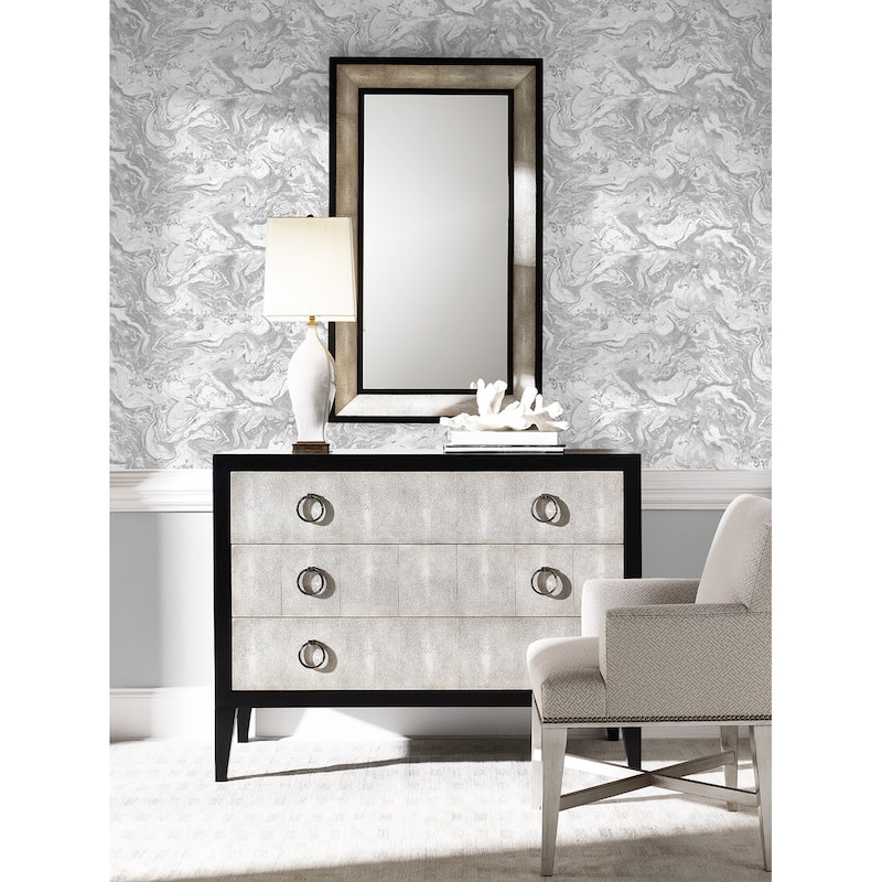Luxe Haven Faux Marble Peel and Stick Wallpaper