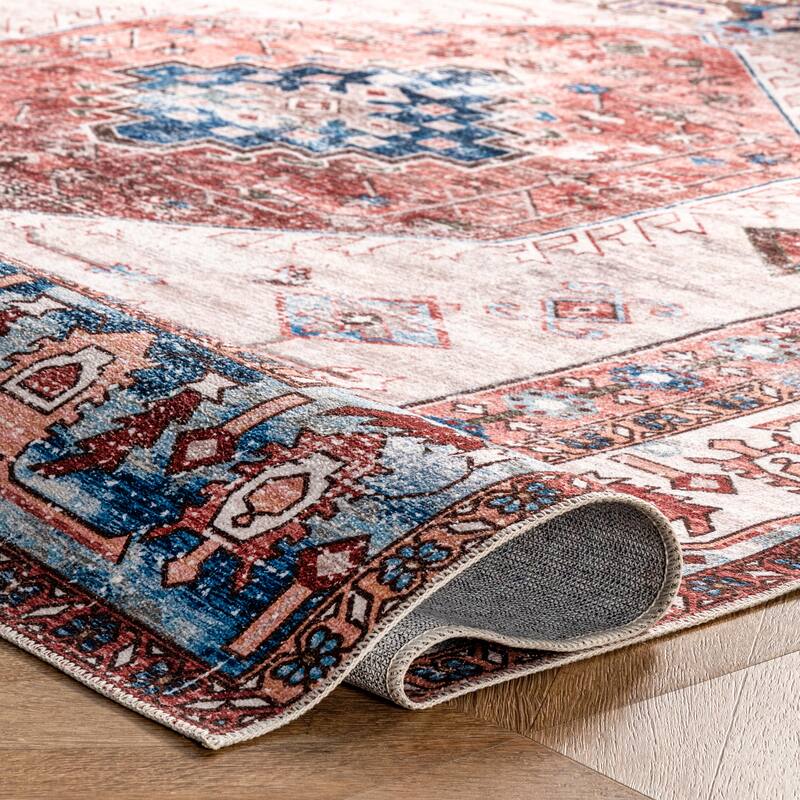 Nuloom Emi SplashGuard Machine Washable Area Rug
