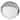 Silver round bar tray 17 in. diameter - N/A