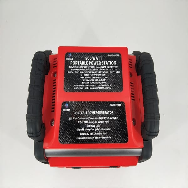 UKISHIRO 12V 500Ah Battery Generators Portable Generator1700 Peak Amps -  Bed Bath & Beyond - 36207807