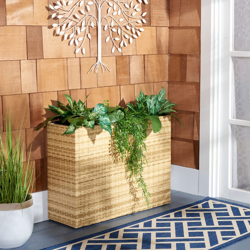 SAFAVIEH Outdoor Asgerdur Flower Rack - 32Wx11Dx25H