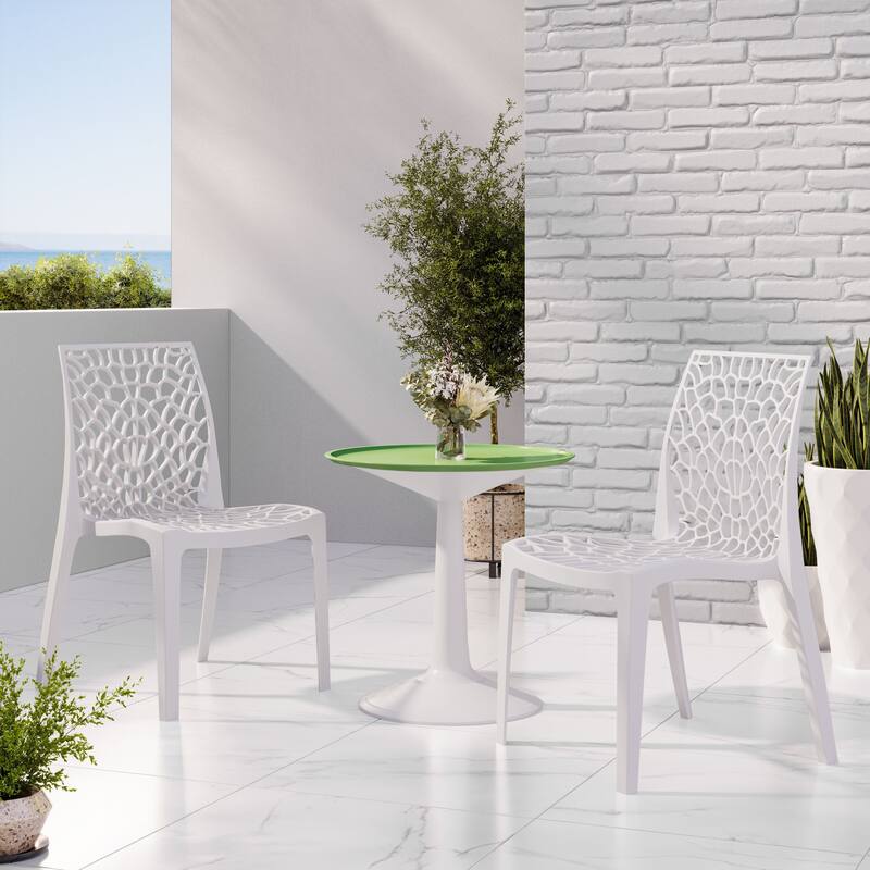 Karissa and Sprout 3-Piece Outdoor Bistro Set - Green