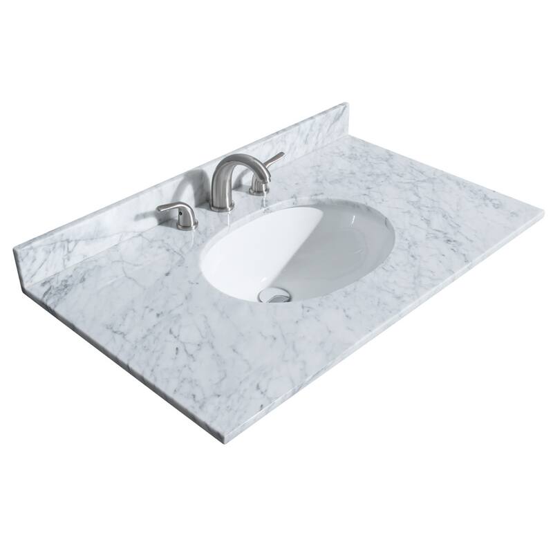 Wyndham Collection Deborah 36" Free Standing Single Vanity Set with