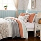 preview thumbnail 68 of 102, Madison Park Dawn 6 Piece Cotton Percale Quilt Set with Throw Pillows
