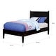 preview thumbnail 5 of 10, Coop Mid-Century Modern Wood Teen Platform Bed by Furniture of America