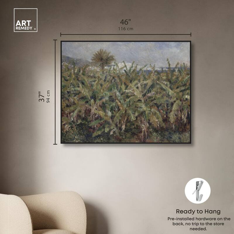 Field of Banana Trees Canvas by Art Remedy