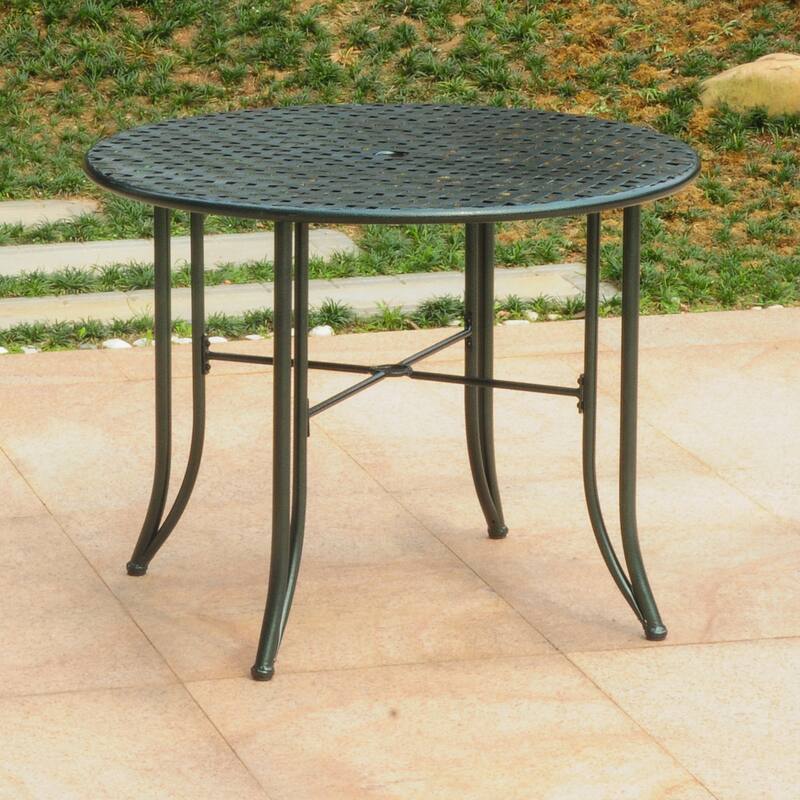 Mandalay 39-inch Iron Round Dining Table