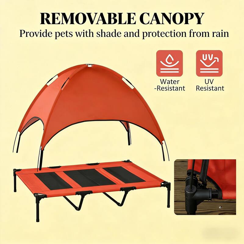 Modern Style Pet Bed,Elevated Portable Dog Cot