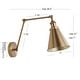 preview thumbnail 27 of 43, Elliot 7" Adjustable Arm Metal LED Wall Sconce, Chrome by JONATHAN Y