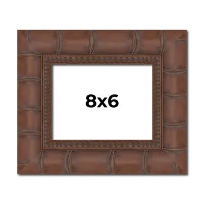 8x6 Frame Pewter Solid Wood Picture Frame Width 1.625 Inches | Interior Frame Depth 0.6875 Inches