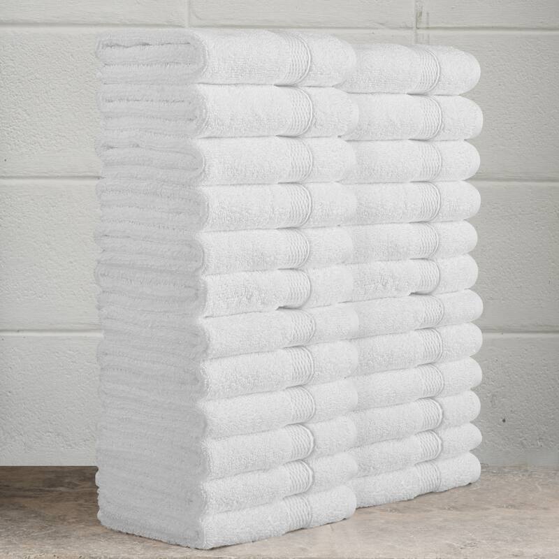 Authentic Hotel and Spa 100% Turkish Cotton Anovia Washcloth Set
