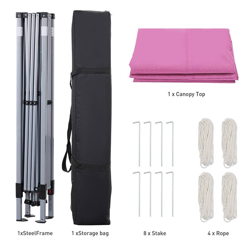 Ainfox 10 x 10 ft Pop-Up Party Canopy Tent Gazebo