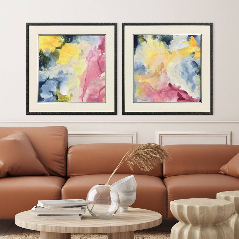 Paragon Color Cavern Framed Art - Set of 2 - 2-piece Set