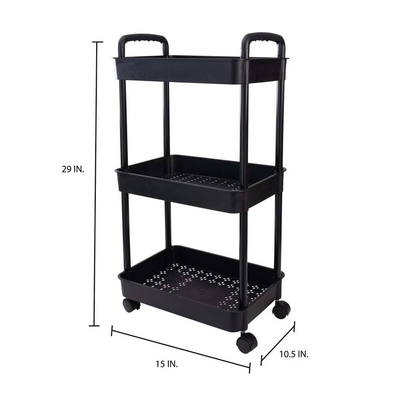Organize it All 3 Tier Rolling Cart