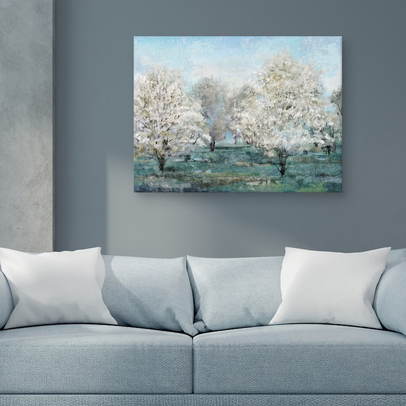 Flowering Trees by Studio Arts Canvas Art Print