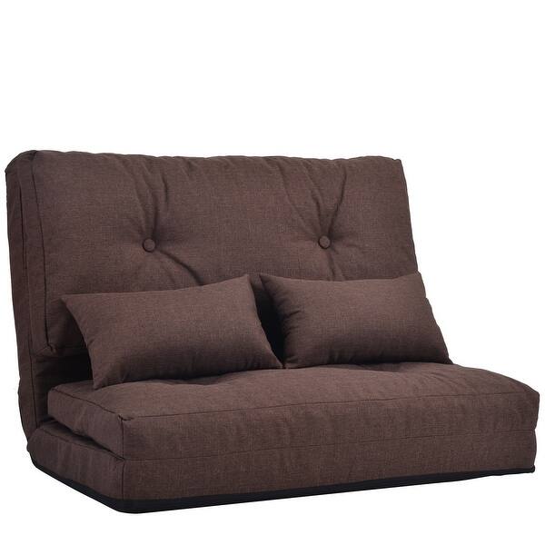 Shop Porch Den Othello Adjustable Folding Lounge Floor Sofa With