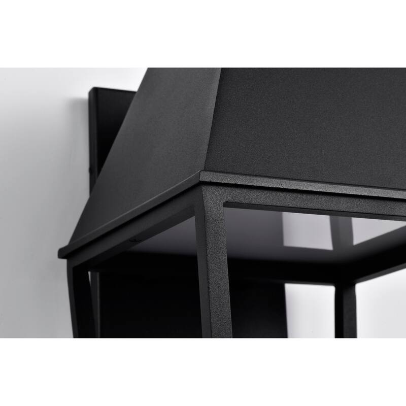 Colt 10 Watt LED Large Outdoor Lantern Matte Black Finish - Matte Black