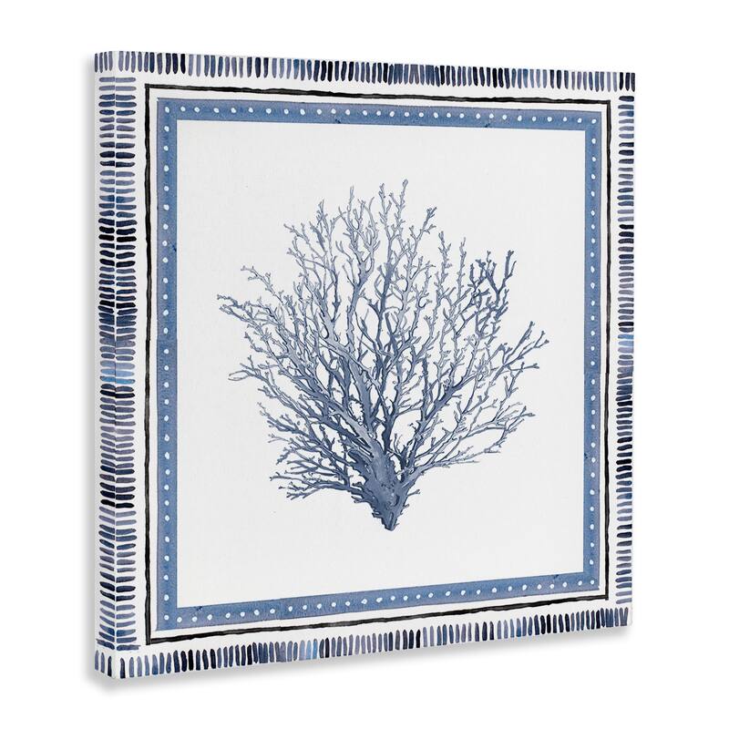 Stupell Nautical Branch of Coral Canvas Wall Art Design By Lanie Loreth