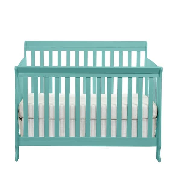 slide 2 of 8, Riley 4-in-1 Convertible Crib Turquoise Turquoise