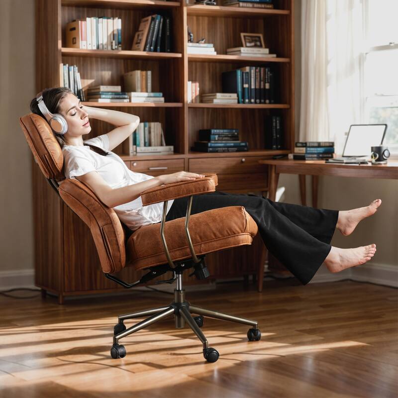 HOOOWOOO Ergonomic High Back Office Chair Adjustable Swivel Task Chair