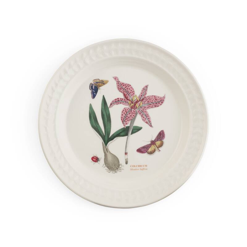 Portmeirion Botanic Garden Harmony Papilio Dinner Plate - Papilio Amethyst (Meadow Saffron)