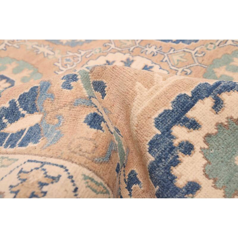 ECARPETGALLERY Hand-knotted Finest Ghazni Light Copper Wool Rug - 6'7 x 9'6