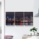 3 Pieces 32 x 48 Canvas Prints City Night Scape Wall Art Decor - Bed ...