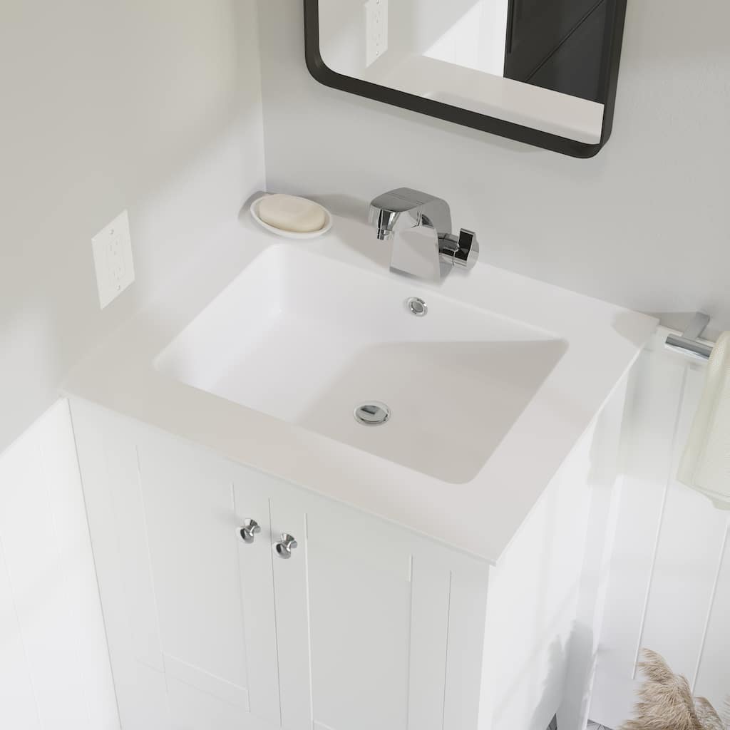 Swiss Madison Voltaire 25" Vanity Top Sink with Single Faucet Hole