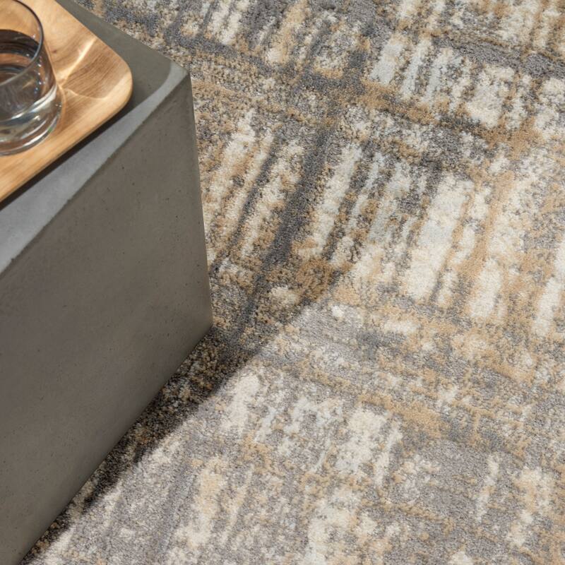Calvin Klein Enchanting Contemporary Abstract Area Rug